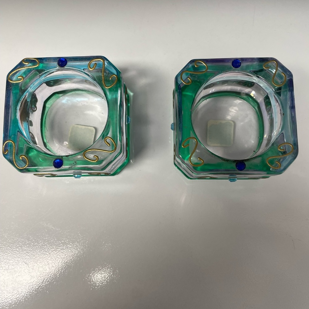 PartyLite Mardi Gras tea light holder